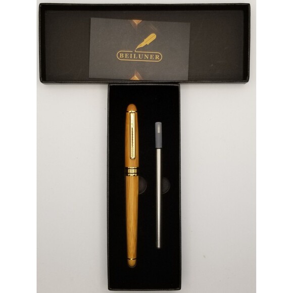 Beiluner pen set, featuring a rosewood pen natural finish boxed unused - Picture 3 of 11